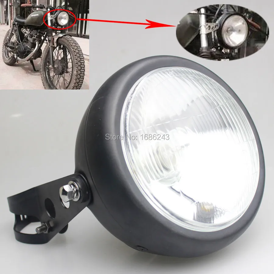 Motor Retro Black Metal 35W Halogen Front Headlight Lamp Kit Fits For CG125 GN125 Harley Cafe Racer Honda Shadow Custom
Motor Retro Black Metal 35W Halogen Front Headlight Lamp Kit Fits For CG125 GN125 Harley Cafe Racer Honda Shadow Custom