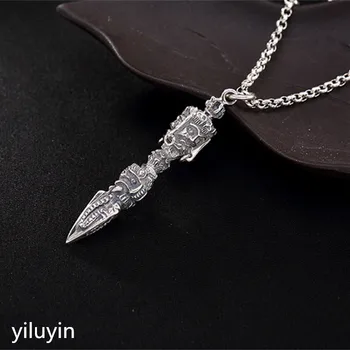 KJJEAXCMY S990 foot silver eight auspicious six word verve by turning the wheel of pure silver retro personality protection pen
KJJEAXCMY S990 foot silver eight auspicious six word verve by turning the wheel of pure silver retro personality protection pen