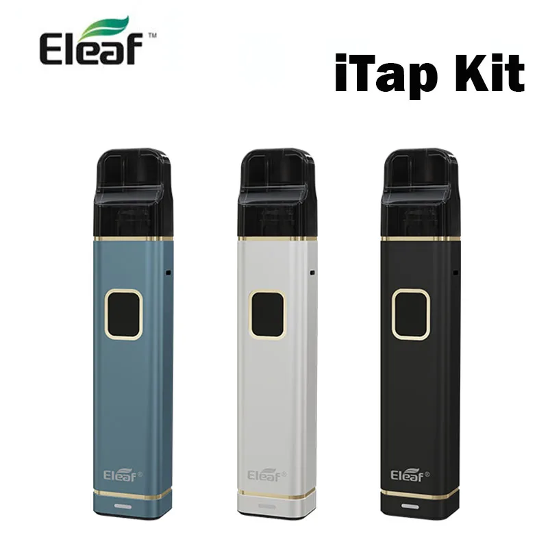Eleaf iTap Kit with pod system device Build-in 800mAh fit for GS Air S 1.6ohm Head presents MTL vaping and great flavor
Eleaf iTap Kit with pod system device Build-in 800mAh fit for GS Air S 1.6ohm Head presents MTL vaping and great flavor