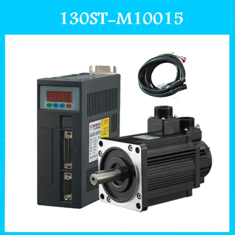 130ST-M10015 220V 1.5KW AC Servo motor 1500W 1500RPM 10N.M. Single-Phase ac drive permanent magnet Matched Driver AASD-30A
130ST-M10015 220V 1.5KW AC Servo motor 1500W 1500RPM 10N.M. Single-Phase ac drive permanent magnet Matched Driver AASD-30A