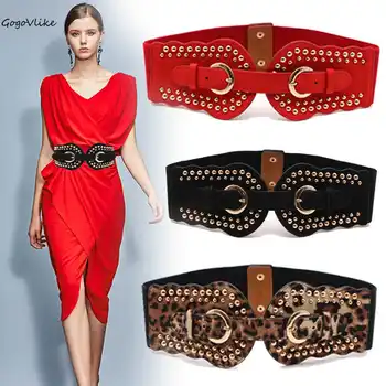 Vintage PU Leather Cummerbund Leopard Women 2019 Rivet Wide Belt waist Shirt Dress accessories Wide Waist Belts Punk BT132S50
Vintage PU Leather Cummerbund Leopard Women 2019 Rivet Wide Belt waist Shirt Dress accessories Wide Waist Belts Punk BT132S50
