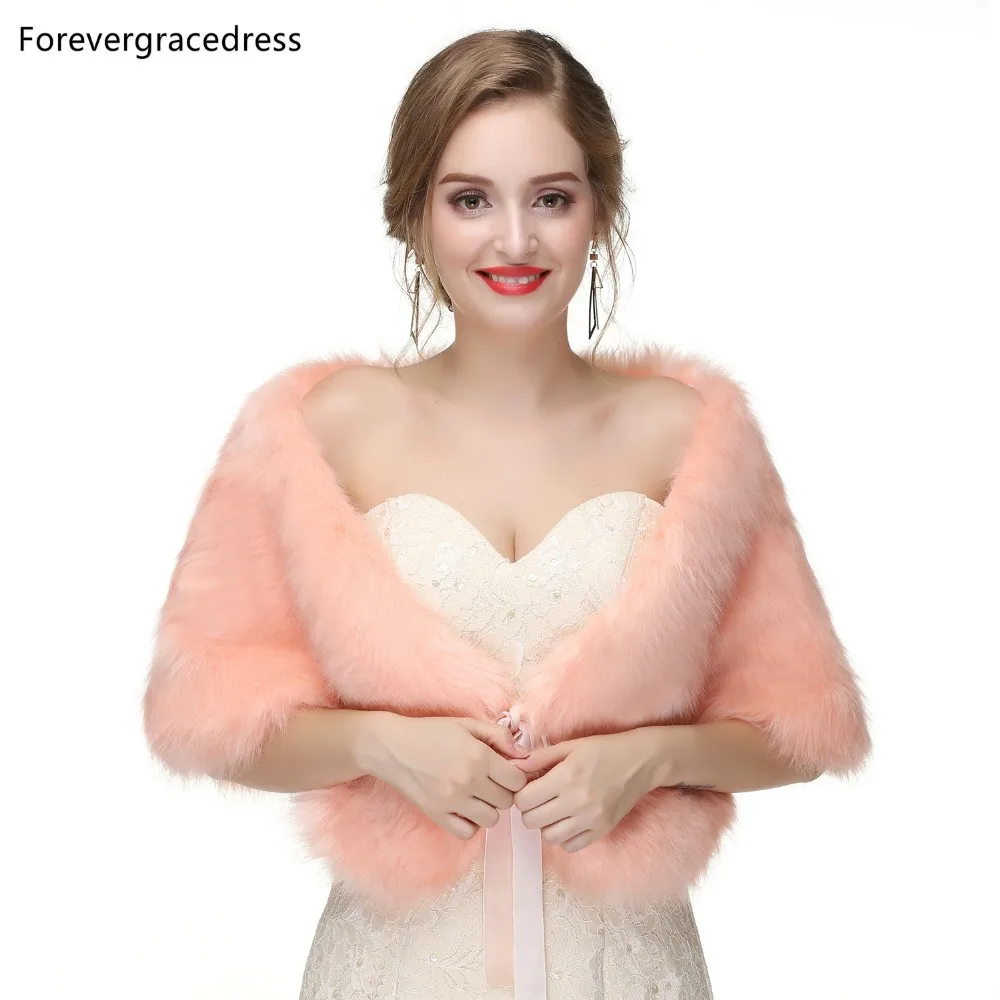 Forevergracedress 2019 Elegant Soft Autumn Winter Faux Fur Bride Wedding Wraps Bolero Jackets Bridal Coats Shawls Scarves PJ457
Forevergracedress 2019 Elegant Soft Autumn Winter Faux Fur Bride Wedding Wraps Bolero Jackets Bridal Coats Shawls Scarves PJ457
