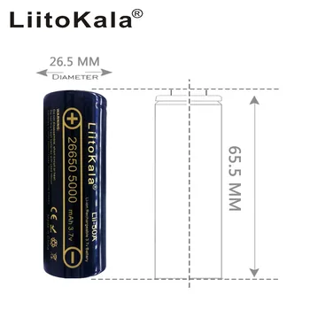 Liitokala 100% original Lii-50A 5000mAh rechargeable lithium battery 26650 INR26650 20A flashlight / powerful microphone torch
Liitokala 100% original Lii-50A 5000mAh rechargeable lithium battery 26650 INR26650 20A flashlight / powerful microphone torch
