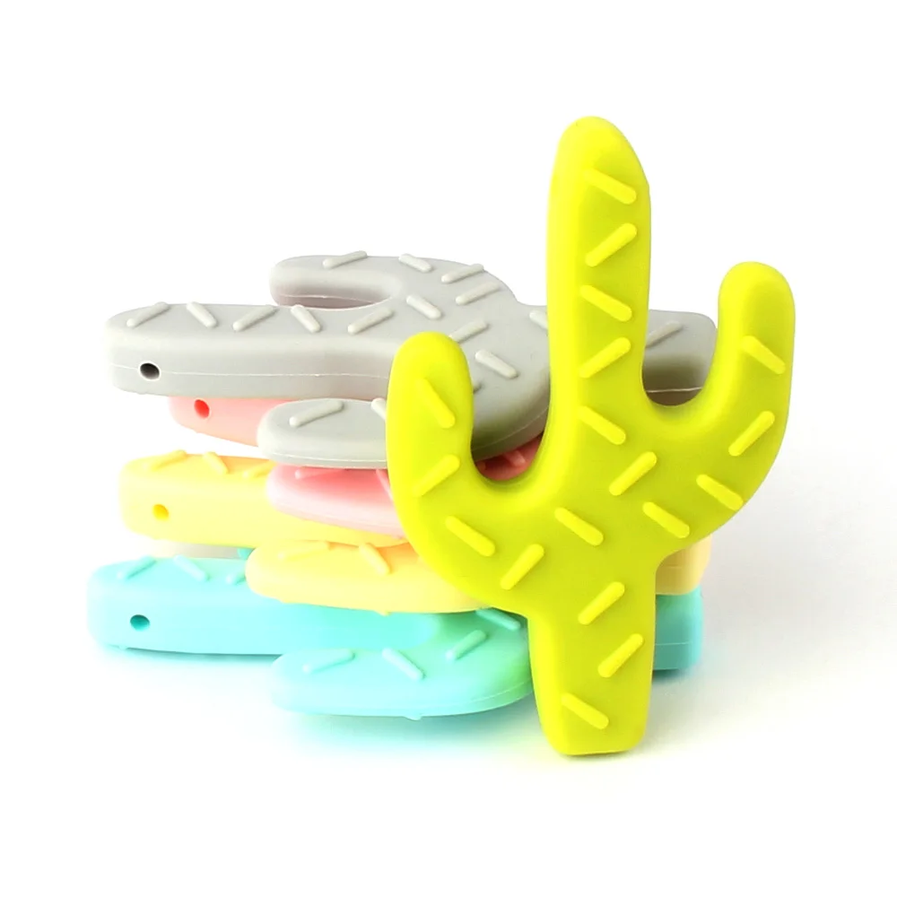 15pcs 85mm Cactus Silicone Teether Baby Teething Pendant Nursing Soft Silicone Beads Safe Toys For DIY Teething Necklace
15pcs 85mm Cactus Silicone Teether Baby Teething Pendant Nursing Soft Silicone Beads Safe Toys For DIY Teething Necklace