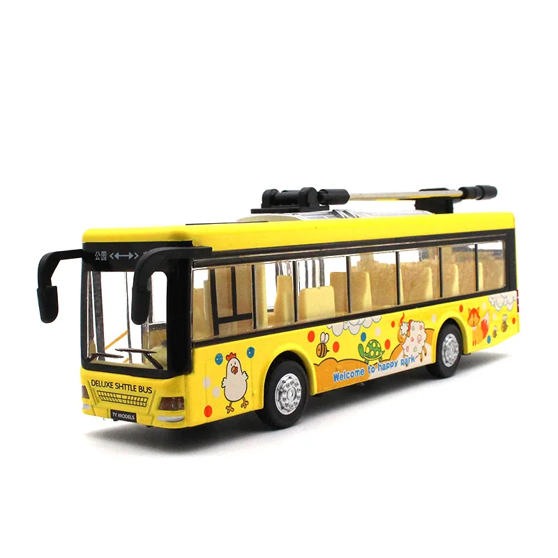 1:32 Tram bus Diecast Car model kids toys Collection model decoration Metal material bus Sound and light pull back toy car
1:32 Tram bus Diecast Car model kids toys Collection model decoration Metal material bus Sound and light pull back toy car