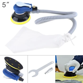 5 Inch 10000 RPM Self-vacuuming Air Palm Sander with 1.5m Air Tube and 6-hole Sanding Pad fit for Polishing and Sanding
5 Inch 10000 RPM Self-vacuuming Air Palm Sander with 1.5m Air Tube and 6-hole Sanding Pad fit for Polishing and Sanding