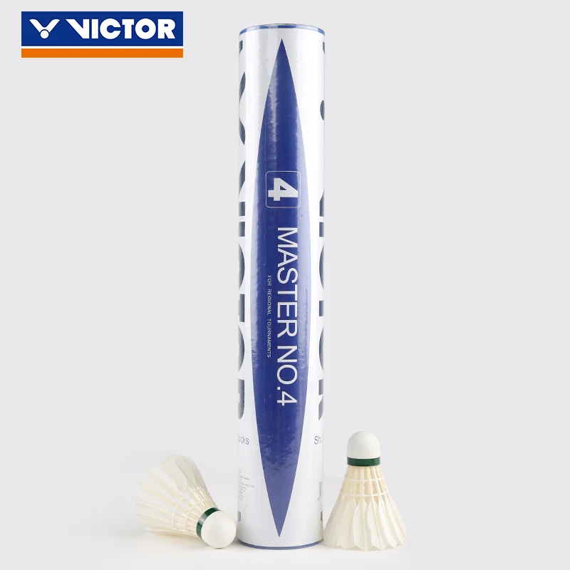 Victor Badminton Shuttlecock High Level Ms4 Master 4 For Competition Resistance Training Cock | Спорт и развлечения