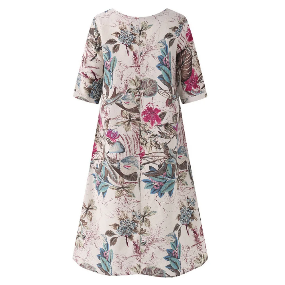 2019 Spring New Style Womens Casual Floral Printed Short Sleeve Irregularity Vintage Dress Vintage Printing Party Vestidos
2019 Spring New Style Womens Casual Floral Printed Short Sleeve Irregularity Vintage Dress Vintage Printing Party Vestidos