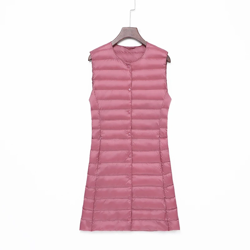 Women White Duck Down Vest Ultra Light Jacket Autumn 2019 New Winter Round Collar Sleeveless Longer Coat Plaid Vest Plus Size
Women White Duck Down Vest Ultra Light Jacket Autumn 2019 New Winter Round Collar Sleeveless Longer Coat Plaid Vest Plus Size