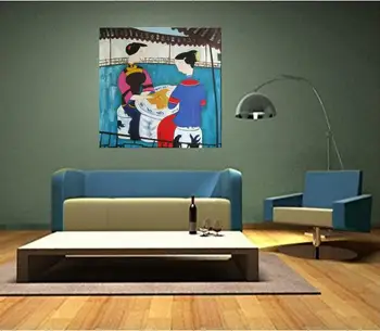 Chinese girl Lilian Playing Weiqi Abstract hand painted oil paintingfor living room wall art
Chinese girl Lilian Playing Weiqi Abstract hand painted oil paintingfor living room wall art