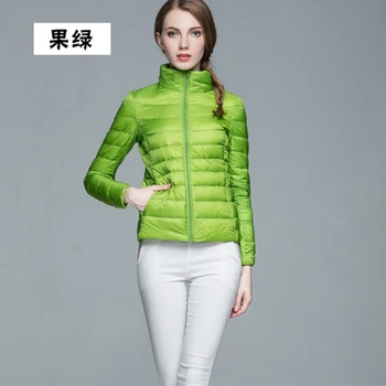 woman green/black/orange/navy Winter stand collar Long sleeve Down jacket for women coat Outerwear lady jackets female coats
woman green/black/orange/navy Winter stand collar Long sleeve Down jacket for women coat Outerwear lady jackets female coats