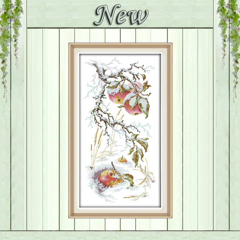 Apple in the snow fruits diy painting counted print on canvas DMC 11CT 14CT kits Chinese Cross Stitch embroidery needlework Sets
Apple in the snow fruits diy painting counted print on canvas DMC 11CT 14CT kits Chinese Cross Stitch embroidery needlework Sets