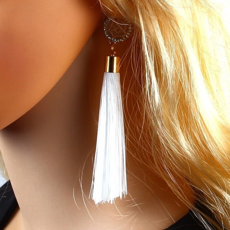 Tassel Earrings for Women Bohemian Jewelry Elegant Luxury Long Earrings Valentine's Day Handmade Women's Geometric Femme E5C167
Tassel Earrings for Women Bohemian Jewelry Elegant Luxury Long Earrings Valentine's Day Handmade Women's Geometric Femme E5C167