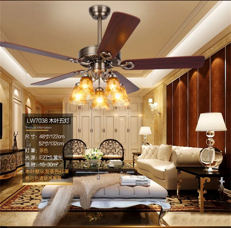 Ceiling lamp LED 110-220V Fan light restaurant fan lamp living room European style retro minimalist home fan lamp Including bulb
Ceiling lamp LED 110-220V Fan light restaurant fan lamp living room European style retro minimalist home fan lamp Including bulb