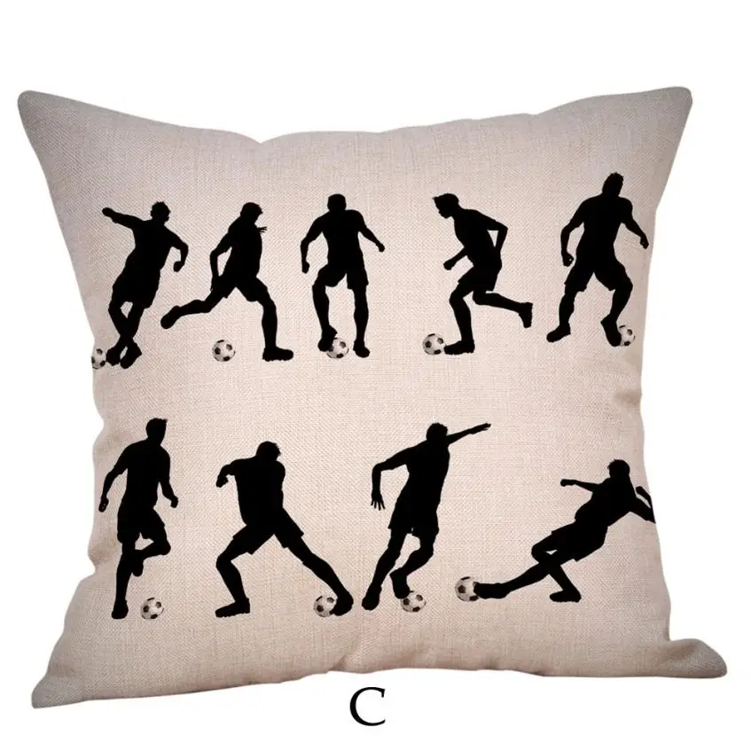 Pillow Case Football Printing 45cmX45cm Pillow Cover Linen Sofa High Auality Cushion Covers 18APR02
Pillow Case Football Printing 45cmX45cm Pillow Cover Linen Sofa High Auality Cushion Covers 18APR02