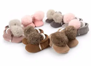 ROMIRUS Winter toddler Fringe baby Moccasins Fleece cute Ball Ornaments keep warm First Walkers Baby Boots with fur
ROMIRUS Winter toddler Fringe baby Moccasins Fleece cute Ball Ornaments keep warm First Walkers Baby Boots with fur