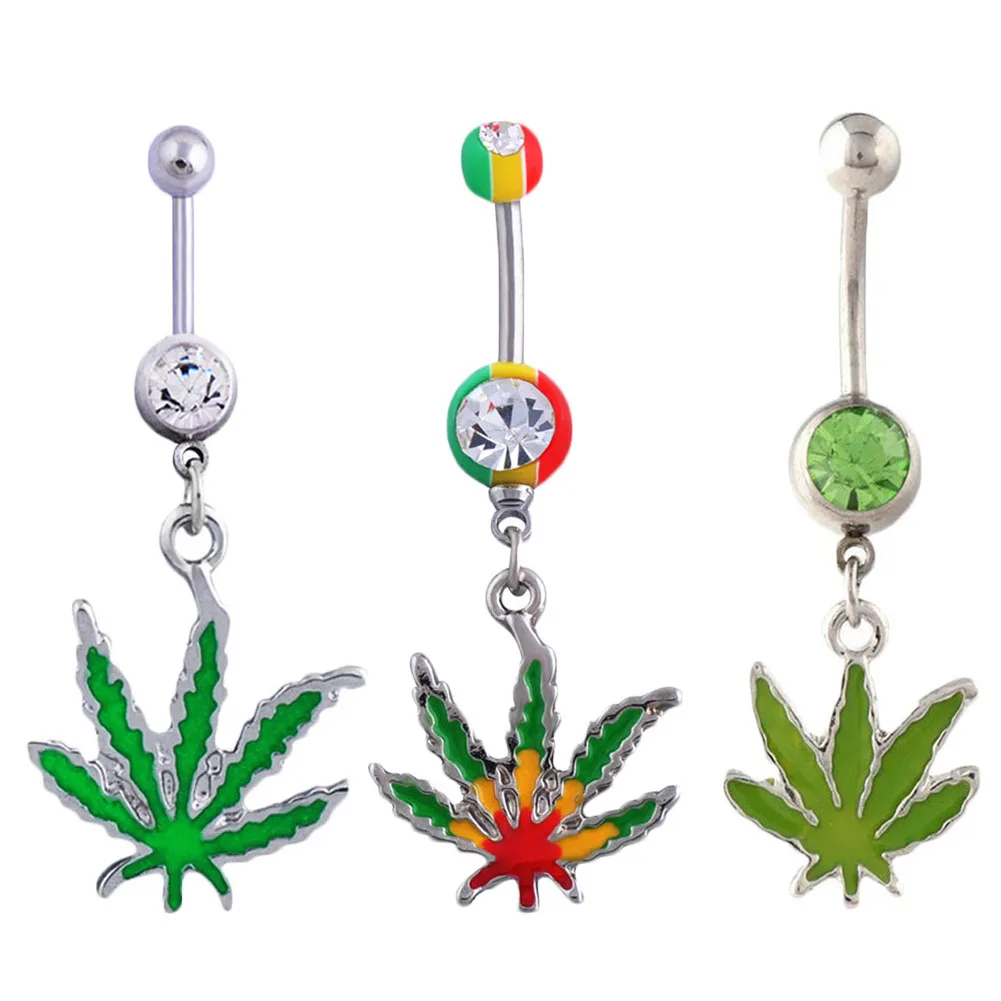 1p/lot Green Maple Leaf Navel Piercing Belly Button Ring Industrial Percing Nombril Pircing Ombligo Sexy Ombligo
1p/lot Green Maple Leaf Navel Piercing Belly Button Ring Industrial Percing Nombril Pircing Ombligo Sexy Ombligo