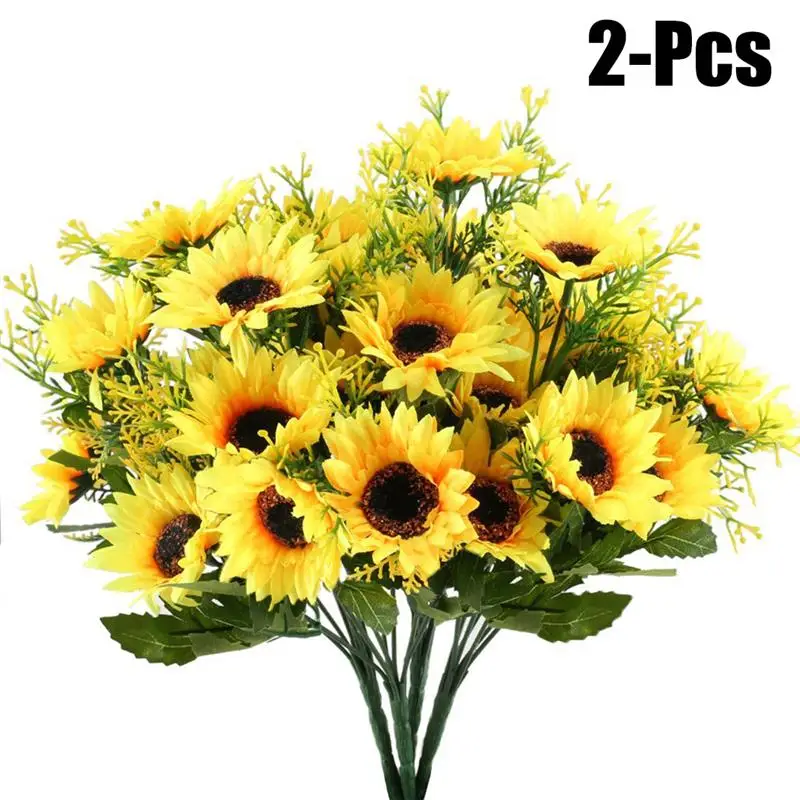 2 Branches Artificial Flowers Fake Sun Flowers Faux Flowers Artificial Plants For Table Window Decor
2 Branches Artificial Flowers Fake Sun Flowers Faux Flowers Artificial Plants For Table Window Decor
