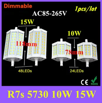 2pcs/lot New R7S LED Lamp 10W 15W SMD5730 78mm 118mm LED R7S Light Bulb AC220V Energy Saving Replace Halogen Light
2pcs/lot New R7S LED Lamp 10W 15W SMD5730 78mm 118mm LED R7S Light Bulb AC220V Energy Saving Replace Halogen Light