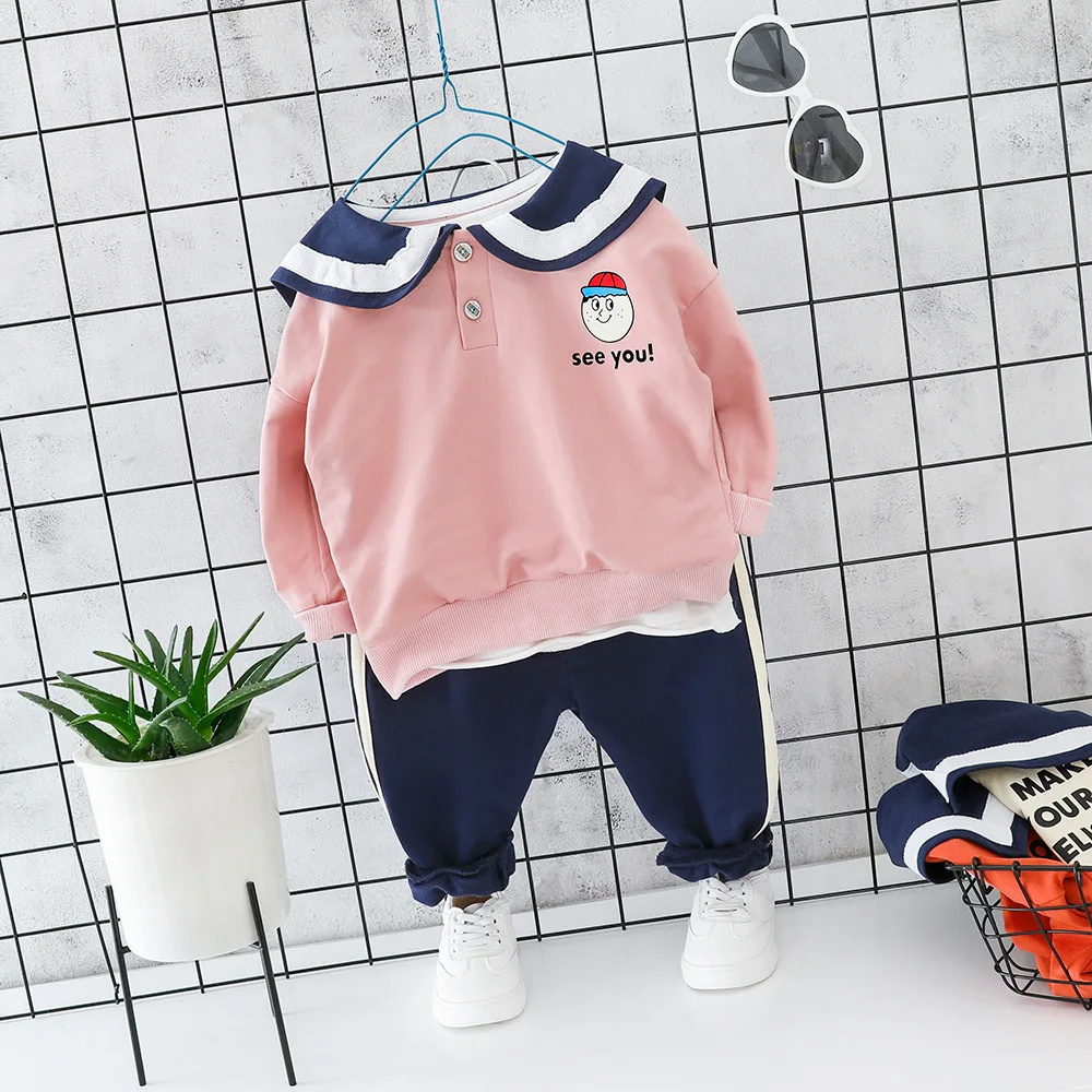 2019 Autumn Baby Boys Girls Cartoon Clothes Infant SuitsToddler Clothing Sets Lapel T Shirt Pants 2Pcs Children Casual Costume
2019 Autumn Baby Boys Girls Cartoon Clothes Infant SuitsToddler Clothing Sets Lapel T Shirt Pants 2Pcs Children Casual Costume