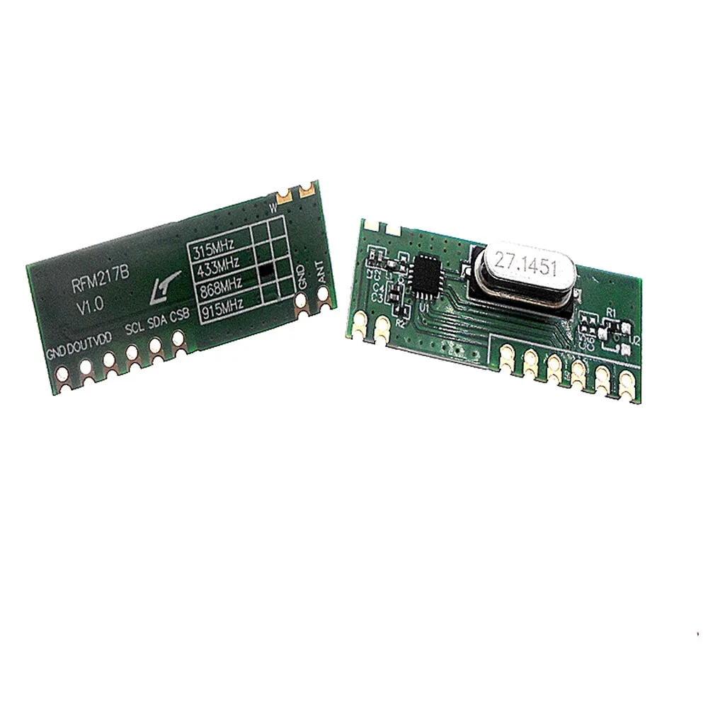 RFM217B Sub-1GHz receiving module 315/433/868/915Mhz 1G wireless receiving module RF transceiver module
RFM217B Sub-1GHz receiving module 315/433/868/915Mhz 1G wireless receiving module RF transceiver module