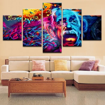 Modern Wall HD Printed Painting Art Pictures Home Color Abstract Albert Einstein Decoration Posters Framework Living Room
Modern Wall HD Printed Painting Art Pictures Home Color Abstract Albert Einstein Decoration Posters Framework Living Room