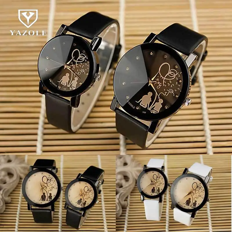 New Fashion Quartz Crystal Diamond PU Leather Watch Wrist Watch Bracelet for Men Women Students Black White High Quality
New Fashion Quartz Crystal Diamond PU Leather Watch Wrist Watch Bracelet for Men Women Students Black White High Quality
