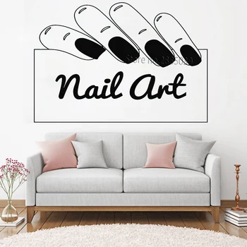 Nail Art Signage Wall Decal Nail Salon Shop Wall Stickers Door Glass Window Nails Manicure Decals Beauty Salon Art Decor LC886
Nail Art Signage Wall Decal Nail Salon Shop Wall Stickers Door Glass Window Nails Manicure Decals Beauty Salon Art Decor LC886