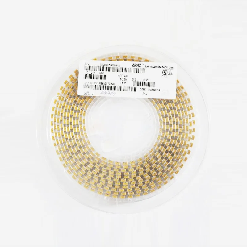 40pcs/lot 1206 SMD AVX 3216A 25V 4.7UF 10% TAJA475K025RNJ Tantalum Capacitor
40pcs/lot 1206 SMD AVX 3216A 25V 4.7UF 10% TAJA475K025RNJ Tantalum Capacitor
