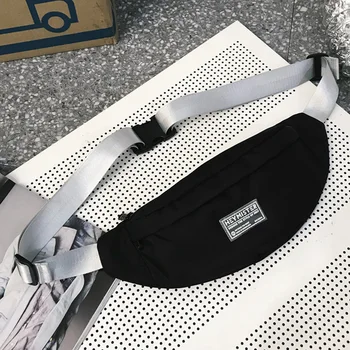 Waterproof Canvas Waist Bag For Women & Men Multi-function Casual Ladies Chest Bag Black Girl Crossbody Shoulder Bags Fanny Pack
Waterproof Canvas Waist Bag For Women & Men Multi-function Casual Ladies Chest Bag Black Girl Crossbody Shoulder Bags Fanny Pack