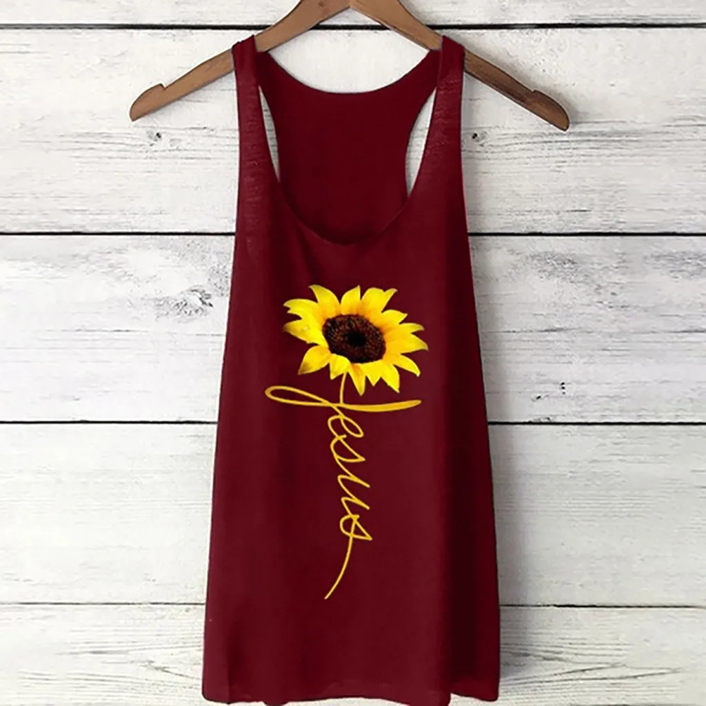 Women's Print Vest t-shirts women fashion 2019 Loose summer top elegant Sleeveless Sport Pullover Tunic Top vestidos de vera#G7
Women's Print Vest t-shirts women fashion 2019 Loose summer top elegant Sleeveless Sport Pullover Tunic Top vestidos de vera#G7