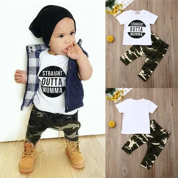 Newborn Infant Toddler Kids Baby Boy Summer Short Sleeve O-Neck T-Shirt Camouflage Long Pants Set 2Pcs Outfits Clothes Costume
Newborn Infant Toddler Kids Baby Boy Summer Short Sleeve O-Neck T-Shirt Camouflage Long Pants Set 2Pcs Outfits Clothes Costume