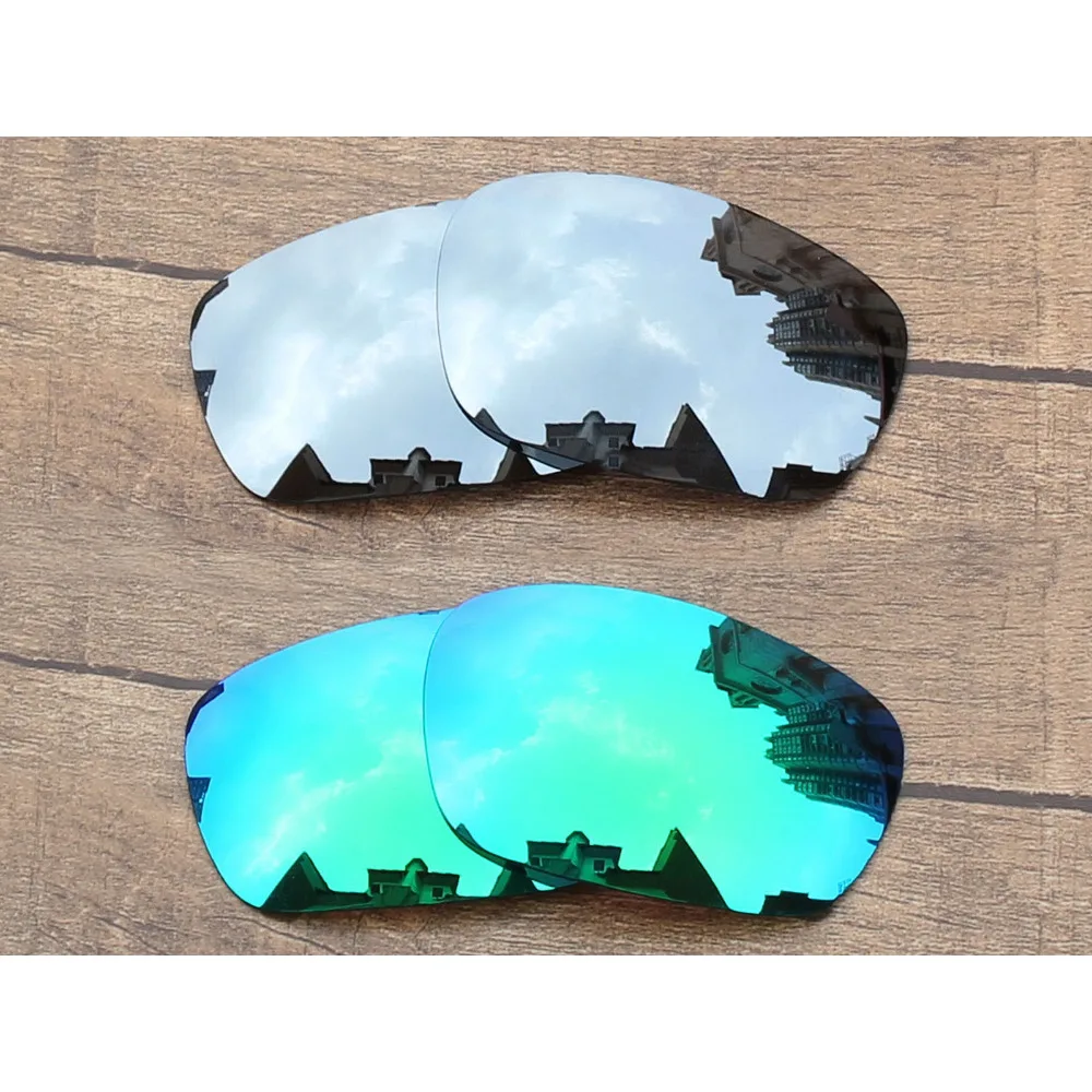 Vonxyz 2 Pairs Chrome Mirror & Jade Mirror Polarized Replacement Lenses for-Oakley Jawbone Frame
Vonxyz 2 Pairs Chrome Mirror & Jade Mirror Polarized Replacement Lenses for-Oakley Jawbone Frame
