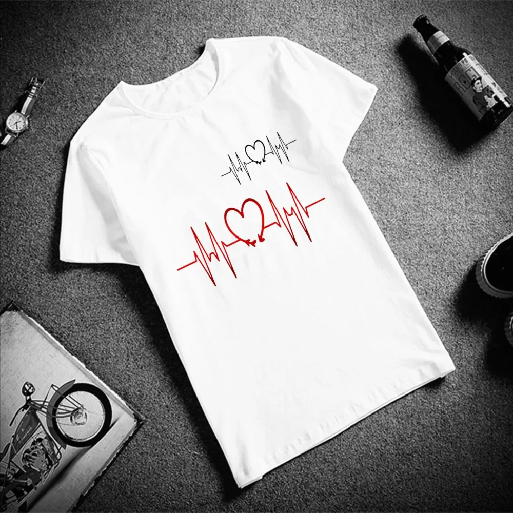 Fashion Short Sleeve Harajuku Aesthetics LOVE Heart Art T Shirt 100% Cotton Top Tees Women Casual O Neck T-Shirt Unisex TShirt
Fashion Short Sleeve Harajuku Aesthetics LOVE Heart Art T Shirt 100% Cotton Top Tees Women Casual O Neck T-Shirt Unisex TShirt