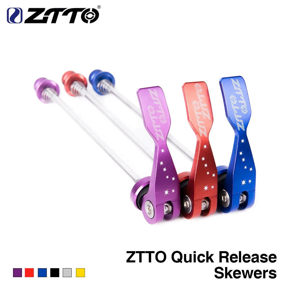 ZTTO MTB Road Bike QR Skewers Ultralight 9MM 5MM Quick Release Skewers 100 135 Reliable Axle 1 Pair Bicycle Parts
ZTTO MTB Road Bike QR Skewers Ultralight 9MM 5MM Quick Release Skewers 100 135 Reliable Axle 1 Pair Bicycle Parts