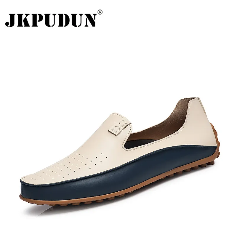 JKPUDUN Big Size Genuine Leather Men Casual Shoes Slip On Boat Shoes Luxury Brand Mens Loafers Moccasins Italian Designer Shoes
JKPUDUN Big Size Genuine Leather Men Casual Shoes Slip On Boat Shoes Luxury Brand Mens Loafers Moccasins Italian Designer Shoes