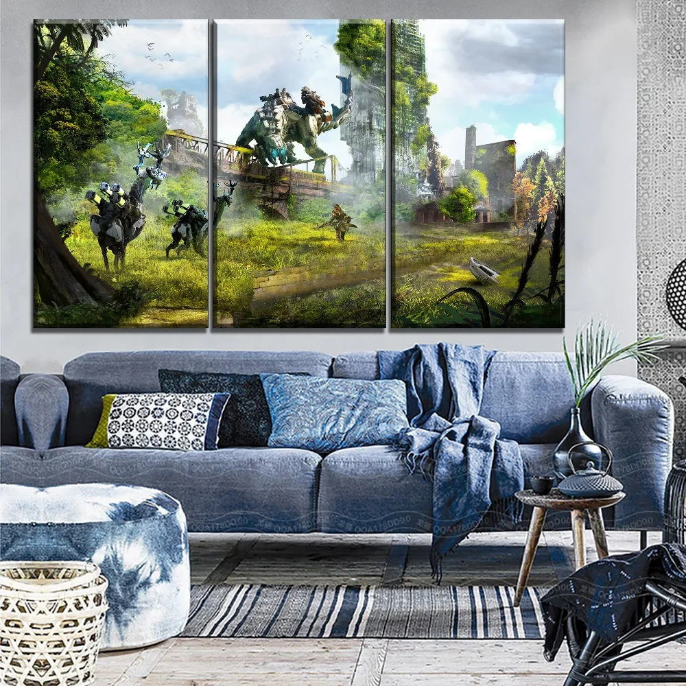 Canvas Painting Modern Print Type One Set Modular Style 3 Piece Aloy And Robot Picture Horizon Zero Dawn Game Poster Home Decor
Canvas Painting Modern Print Type One Set Modular Style 3 Piece Aloy And Robot Picture Horizon Zero Dawn Game Poster Home Decor