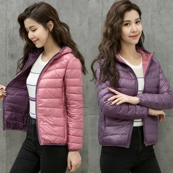 2018 Women Spring Hooded Ultra Light Jacket Plus Size White Duck Down Female Overcoat Slim Two Side Wear Coat Parkas YP0878
2018 Women Spring Hooded Ultra Light Jacket Plus Size White Duck Down Female Overcoat Slim Two Side Wear Coat Parkas YP0878