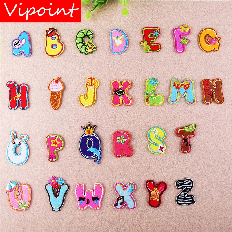 VIPOINT embroidery letter patches alphabet patches badges applique patches for clothing YX-227
VIPOINT embroidery letter patches alphabet patches badges applique patches for clothing YX-227