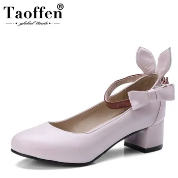 TAOFFEN Plus Size 34-48 Women Pumps Round Toe Bowknot Ankle Strap Shoes Women Elegant Party Office Sweet Casual Shoes Footwear
TAOFFEN Plus Size 34-48 Women Pumps Round Toe Bowknot Ankle Strap Shoes Women Elegant Party Office Sweet Casual Shoes Footwear