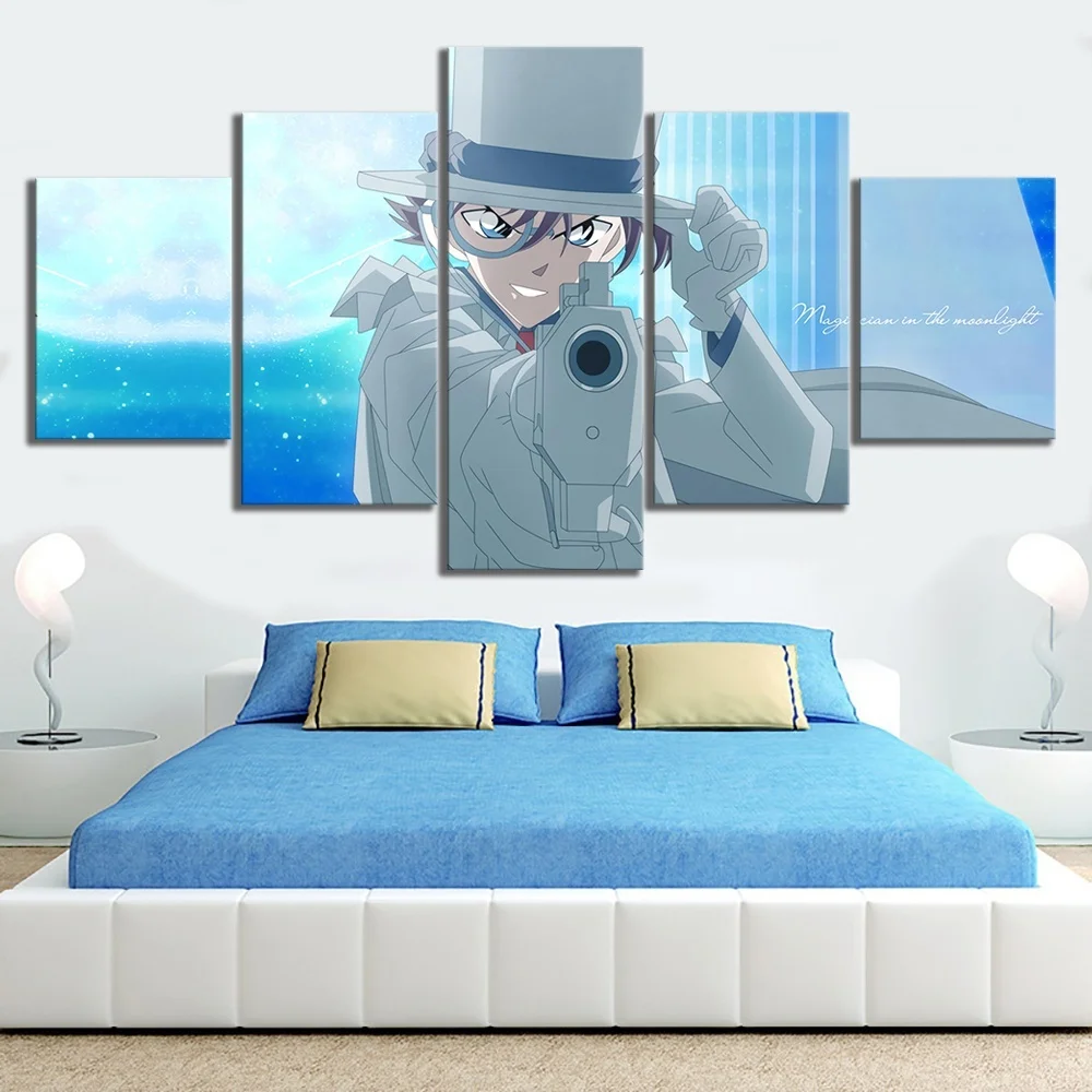 With Frame 5 Piece Detective Conan Anime Poster Edogawa Kona Cartoon Pictures Decorative Painting for Living Room Wall Decor
With Frame 5 Piece Detective Conan Anime Poster Edogawa Kona Cartoon Pictures Decorative Painting for Living Room Wall Decor