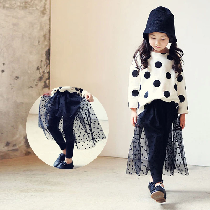 Spring Autumn cotton baby skirtpants girls culottes children tutu bottoms fashion mesh lace princess 3 to 9 yrs
Spring Autumn cotton baby skirtpants girls culottes children tutu bottoms fashion mesh lace princess 3 to 9 yrs