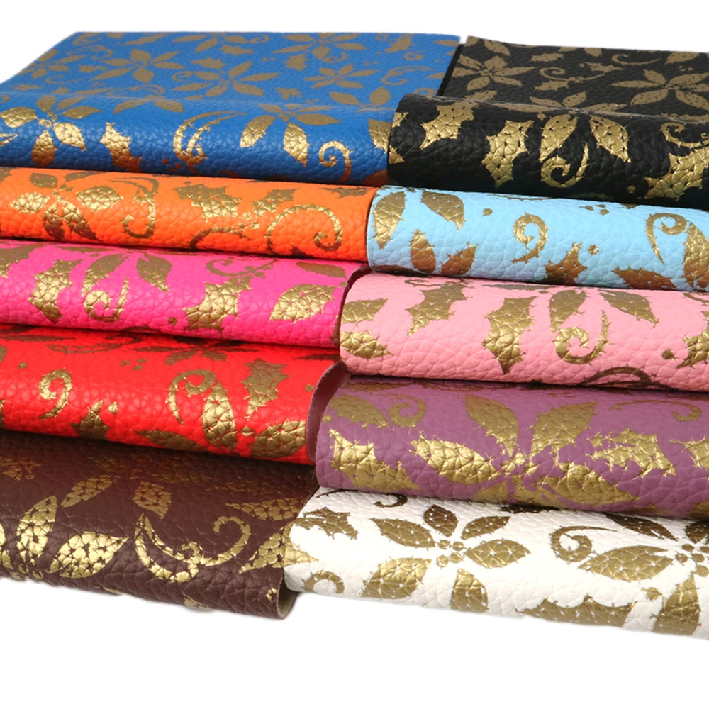 David accessories 20*34cm Gold Foil Flower Litchi Vinyl Faux Artificial Synthetic Leather Fabric DIY Garment HairBow Bag,1Yc6885
David accessories 20*34cm Gold Foil Flower Litchi Vinyl Faux Artificial Synthetic Leather Fabric DIY Garment HairBow Bag,1Yc6885
