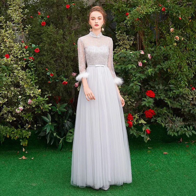 Romantic Wedding Party Girls and Sisters Bridesmaids Dresses New Party graduation Party meeting Dresses Long Sleeves vestidos
Romantic Wedding Party Girls and Sisters Bridesmaids Dresses New Party graduation Party meeting Dresses Long Sleeves vestidos