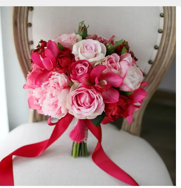 SexeMara Wedding flowers wine red Royal blue Bridesmaid Bridal Bouquets artificial Rose Wedding Bouquet
SexeMara Wedding flowers wine red Royal blue Bridesmaid Bridal Bouquets artificial Rose Wedding Bouquet