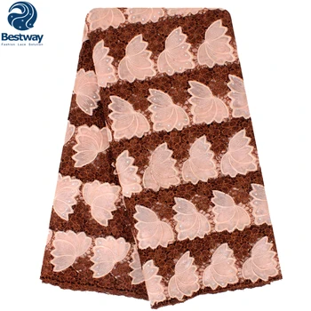 Bestway Latest High Quality Embroidered Cupion Lace African Cord Laces Guipure Cord Lace For Women's Wedding DIY Dress Fabric
Bestway Latest High Quality Embroidered Cupion Lace African Cord Laces Guipure Cord Lace For Women's Wedding DIY Dress Fabric