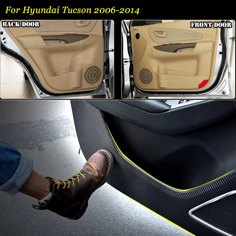 4pcs New Interior Carbon Fiber Doors Side Edge Anti-kick Protection Pad Sticker For Hyundai Tucson 2006-2014
4pcs New Interior Carbon Fiber Doors Side Edge Anti-kick Protection Pad Sticker For Hyundai Tucson 2006-2014