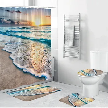 2020 New 4PCS Non Slip Toilet Polyester Cover Mat Set Bathroom Shower Curtain Home Decoration Bathroom Accessaries Drop Shipping
2020 New 4PCS Non Slip Toilet Polyester Cover Mat Set Bathroom Shower Curtain Home Decoration Bathroom Accessaries Drop Shipping