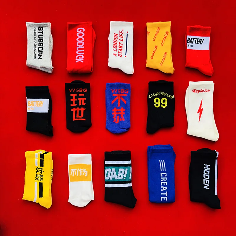 KingDeng Funny Socks Fashion Street Hip-hop Socks Korean Version Personality College Style Korean Deodorant breathable In tube
KingDeng Funny Socks Fashion Street Hip-hop Socks Korean Version Personality College Style Korean Deodorant breathable In tube