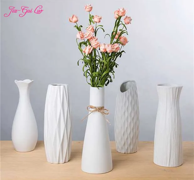 JIA-GUI LUO High 23.5CM Vase decoration living room bar white porcelain dried flower floral creative ceramic C035
JIA-GUI LUO High 23.5CM Vase decoration living room bar white porcelain dried flower floral creative ceramic C035